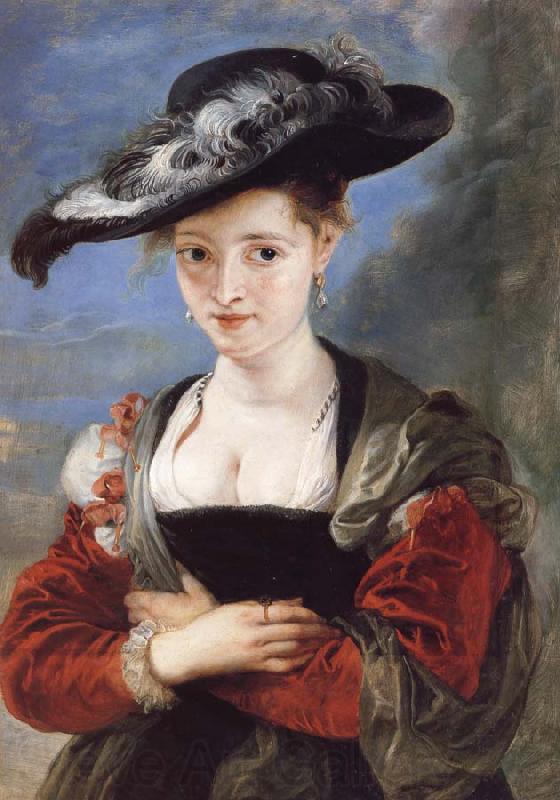 Peter Paul Rubens Portrait of Susana Lunden Norge oil painting art